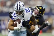 <a href='https://www.sportskeeda.com/nfl/tony-pollard' target='_blank' rel='noopener noreferrer'>Tony Pollard</a> - Washington Commanders v <a href='https://www.sportskeeda.com/nfl/dallas-cowboys' target='_blank' rel='noopener noreferrer'>Dallas Cowboys</a>